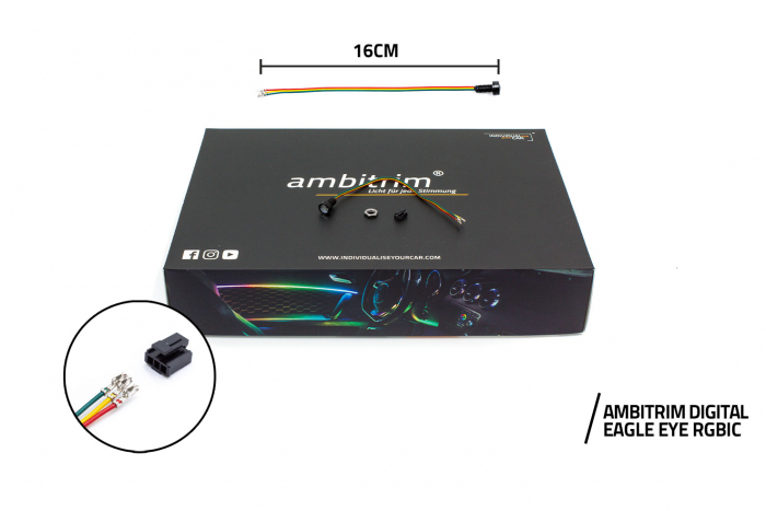 ambitrim® Digital RGB RGBIC FULL LED Ambientebeleuchtung Einzelkomponenten